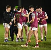 31 January 2024; Tommy Conroy of University of Galway after his side's defeat in the Electric Ireland Higher Education GAA Sigerson Cup quarter-final match between University of Galway and UCD at Dangan in Galway.  Photo by Piaras Ó Mídheach/Sportsfile