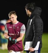 31 January 2024; Ryan O'Donoghue of University of Galway after his side's defeat in the Electric Ireland Higher Education GAA Sigerson Cup quarter-final match between University of Galway and UCD at Dangan in Galway.  Photo by Piaras Ó Mídheach/Sportsfile