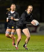31 January 2024; Sadbh Furlong of Metro during the BearingPoint Sarah Robinson Cup round four match between North East and Metro at Skerries RFC in Skerries, Dublin. Photo by Sam Barnes/Sportsfile