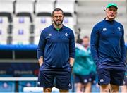 1 February 2024; Head coach Andy Farrell, left, and Forwards coach Paul O'Connell during an Ireland Rugby captain's run at the Stade Velodrome in Marseille, France. Photo by Harry Murphy/Sportsfile