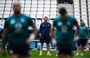 1 February 2024; Head coach Andy Farrell during an Ireland Rugby captain's run at the Stade Velodrome in Marseille, France. Photo by Harry Murphy/Sportsfile