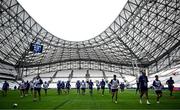 1 February 2024; France players during a France Rugby captain's run at the Stade Velodrome in Marseille, France. Photo by Harry Murphy/Sportsfile