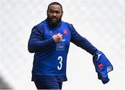 1 February 2024; Uini Atonio during a France Rugby captain's run at the Stade Velodrome in Marseille, France. Photo by Harry Murphy/Sportsfile