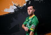 31 January 2024; Sean McGrath poses for a portrait during a Kerry FC squad portraits session at Mounthawk Park in Tralee, Kerry. Photo by Stephen McCarthy/Sportsfile