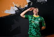 31 January 2024; Ethan Kos poses for a portrait during a Kerry FC squad portraits session at Mounthawk Park in Tralee, Kerry. Photo by Stephen McCarthy/Sportsfile