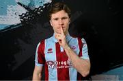 1 February 2024; Conor Kane during a Drogheda United squad portraits session at Weavers Park in Drogheda, Louth. Photo by Seb Daly/Sportsfile