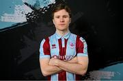 1 February 2024; Conor Kane during a Drogheda United squad portraits session at Weavers Park in Drogheda, Louth. Photo by Seb Daly/Sportsfile