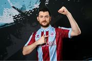 1 February 2024; Ryan Brennan during a Drogheda United squad portraits session at Weavers Park in Drogheda, Louth. Photo by Seb Daly/Sportsfile