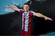 1 February 2024; Hayden Cann during a Drogheda United squad portraits session at Weavers Park in Drogheda, Louth. Photo by Seb Daly/Sportsfile