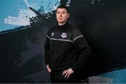 1 February 2024; Manager Kevin Doherty during a Drogheda United squad portraits session at Weavers Park in Drogheda, Louth. Photo by Seb Daly/Sportsfile