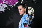 1 February 2024; Eve Conheady poses for a portrait during a DLR Waves squad portraits session at Beckett Park in Cherrywood, Dublin. Photo by Stephen McCarthy/Sportsfile