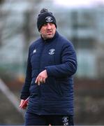 2 February 2024; St Mary's College head coach Kieran Moloney the Bank of Ireland Leinster Schools Senior Cup First Round match between St Mary's College and Wesley College at Energia Park in Dublin. Photo by Dáire Brennan/Sportsfile