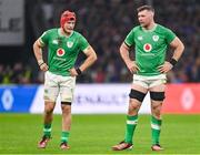 2 February 2024; Peter O’Mahony, right, and Josh van der Flier of Ireland during the Guinness Six Nations Rugby Championship match between France and Ireland at the Stade Velodrome in Marseille, France. Photo by Ramsey Cardy/Sportsfile
