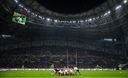 2 February 2024; A general view of a scrum during the Guinness Six Nations Rugby Championship match between France and Ireland at the Stade Velodrome in Marseille, France. Photo by Ramsey Cardy/Sportsfile