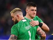 2 February 2024; Andrew Porter and Dan Sheehan of Ireland after their side's victory in the Guinness Six Nations Rugby Championship match between France and Ireland at the Stade Velodrome in Marseille, France. Photo by Harry Murphy/Sportsfile