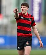 1 February 2024; Jack Campion of Kilkenny College during the Bank of Ireland Leinster Schools Senior Cup First Round match between Kilkenny College and Terenure College at Energia Park in Dublin. Photo by Ben McShane/Sportsfile