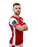 2 February 2024; Aaron Bolger poses for a portrait during a St Patrick's Athletic squad portraits session at Richmond Park in Dublin. Photo by Piaras Ó Mídheach/Sportsfile