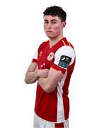 2 February 2024; Kian Leavy poses for a portrait during a St Patrick's Athletic squad portraits session at Richmond Park in Dublin. Photo by Piaras Ó Mídheach/Sportsfile