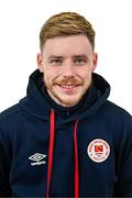 2 February 2024; Head of medical Sam Rice poses for a portrait during a St Patrick's Athletic squad portraits session at Richmond Park in Dublin. Photo by Piaras Ó Mídheach/Sportsfile