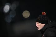 3 February 2024; Armagh manager Kieran McGeeney during the Allianz Football League Division 2 match between Armagh and Meath at BOX-IT Athletic Grounds in Armagh. Photo by Ben McShane/Sportsfile
