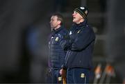 3 February 2024; Meath manager Colm O'Rourke during the Allianz Football League Division 2 match between Armagh and Meath at BOX-IT Athletic Grounds in Armagh. Photo by Ben McShane/Sportsfile
