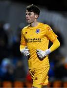 2 February 2024; Drogheda United goalkeeper Andrew Wogan during the PTSB Leinster Senior Cup / Malone Cup match between Dundalk and Drogheda United at Oriel Park in Dundalk, Louth. Photo by Ben McShane/Sportsfile