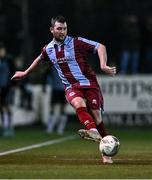2 February 2024; Ryan Brennan of Drogheda United during the PTSB Leinster Senior Cup / Malone Cup match between Dundalk and Drogheda United at Oriel Park in Dundalk, Louth. Photo by Ben McShane/Sportsfile