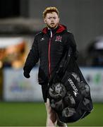 2 February 2024; Dundalk assistant strength and conditioning coach Matthew Freeman before the PTSB Leinster Senior Cup / Malone Cup match between Dundalk and Drogheda United at Oriel Park in Dundalk, Louth. Photo by Ben McShane/Sportsfile