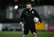 2 February 2024; Drogheda United coach Tiernan Mulvenna before the PTSB Leinster Senior Cup / Malone Cup match between Dundalk and Drogheda United at Oriel Park in Dundalk, Louth. Photo by Ben McShane/Sportsfile