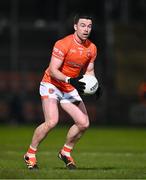 3 February 2024; Aidan Forker of Armagh during the Allianz Football League Division 2 match between Armagh and Meath at BOX-IT Athletic Grounds in Armagh. Photo by Ben McShane/Sportsfile
