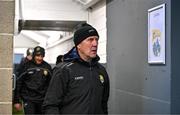 4 February 2024; Kerry manager Jack O'Connor makes his way to the pitch before the Allianz Football League Division 1 match between Monaghan and Kerry at St Tiernach's Park in Clones, Monaghan. Photo by Sam Barnes/Sportsfile