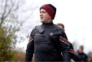 4 February 2024; Louth manager Ger Brennan arrives before the Allianz Football League Division 2 match between Louth and Cork at DEFY Páirc Mhuire in Ardee, Louth. Photo by Ben McShane/Sportsfile