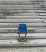 4 February 2024; The first seats in the main stand redevelopment ahead of the Allianz Football League Division 1 match between Roscommon and Galway at Dr Hyde Park in Roscommon. Photo by Daire Brennan/Sportsfile