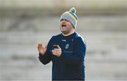4 February 2024; Roscommon manager Davy Burke ahead of the Allianz Football League Division 1 match between Roscommon and Galway at Dr Hyde Park in Roscommon. Photo by Daire Brennan/Sportsfile