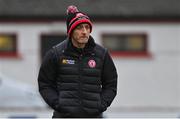 4 February 2024; Tyrone joint-manager Brian Dooher before the Allianz Football League Division 1 match between Derry and Tyrone at Celtic Park in Derry. Photo by Ramsey Cardy/Sportsfile