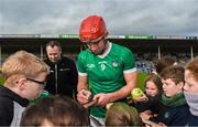 4 February 2024; Colin Coughlan of Limerick with supporters after the Allianz Hurling League Division 1 Group B match between Limerick and Antrim at FBD Semple Stadium in Thurles, Tipperary. Photo by Tom Beary/Sportsfile