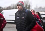 4 February 2024; Ian Maguire of Cork arrives before the Allianz Football League Division 2 match between Louth and Cork at DEFY Páirc Mhuire in Ardee, Louth. Photo by Ben McShane/Sportsfile