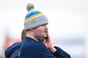 4 February 2024; Roscommon manager Davy Burke during the Allianz Football League Division 1 match between Roscommon and Galway at Dr Hyde Park in Roscommon. Photo by Daire Brennan/Sportsfile
