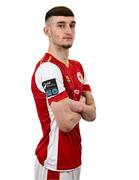 2 February 2024; Mason Melia poses for a portrait during a St Patrick's Athletic squad portraits session at Richmond Park in Dublin. Photo by Piaras Ó Mídheach/Sportsfile