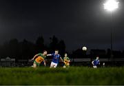 4 February 2024; Dáire O'Baoill of Donegal in action against Ryan Brady of Cavan during the Allianz Football League Division 2 match between Cavan and Donegal at Kingspan Breffni in Cavan. Photo by Stephen McCarthy/Sportsfile