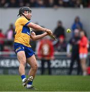 4 February 2024; David Reidy of Clare during the Allianz Hurling League Division 1 Group A match between Clare and Cork at Cusack Park in Ennis, Clare. Photo by Ray McManus/Sportsfile