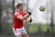 4 February 2024; Conor Grimes of Louth during the Allianz Football League Division 2 match between Louth and Cork at DEFY Páirc Mhuire in Ardee, Louth. Photo by Ben McShane/Sportsfile