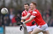 4 February 2024; Donal McKenny of Louth during the Allianz Football League Division 2 match between Louth and Cork at DEFY Páirc Mhuire in Ardee, Louth. Photo by Ben McShane/Sportsfile