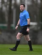 4 February 2024; Referee Martin McNally during the Allianz Football League Division 2 match between Louth and Cork at DEFY Páirc Mhuire in Ardee, Louth. Photo by Ben McShane/Sportsfile