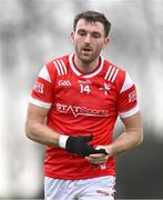4 February 2024; Sam Mulroy of Louth during the Allianz Football League Division 2 match between Louth and Cork at DEFY Páirc Mhuire in Ardee, Louth. Photo by Ben McShane/Sportsfile