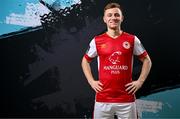 2 February 2024; Brandon Kavanagh poses for a portrait during a St Patrick's Athletic squad portraits session at Richmond Park in Dublin. Photo by Stephen McCarthy/Sportsfile