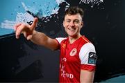 2 February 2024; Jay McClelland poses for a portrait during a St Patrick's Athletic squad portraits session at Richmond Park in Dublin. Photo by Stephen McCarthy/Sportsfile