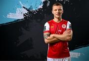 2 February 2024; Jamie Lennon poses for a portrait during a St Patrick's Athletic squad portraits session at Richmond Park in Dublin. Photo by Stephen McCarthy/Sportsfile