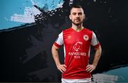 2 February 2024; Aaron Bolger poses for a portrait during a St Patrick's Athletic squad portraits session at Richmond Park in Dublin. Photo by Stephen McCarthy/Sportsfile