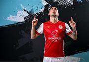 2 February 2024; Cian Kavanagh poses for a portrait during a St Patrick's Athletic squad portraits session at Richmond Park in Dublin. Photo by Stephen McCarthy/Sportsfile